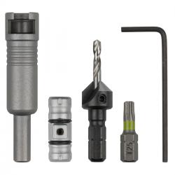 Kit Escareador com Bit e Suporte 4 Peças 3082 - Wolfcraft