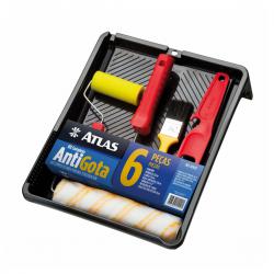 Kit para Pintura Antigota com Bandeja 6 Peças AT1017 - Atlas