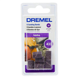 Tubo Lixa 431 GR60 1/4 6pcs Dremel