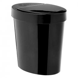 Lixeira Oval Coza 5L Preta 20931/0008 Glass - Brinox