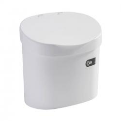 Lixeira para Pia 4L Basic Branca 10902/0007 Coza - Brinox