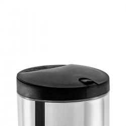 Lixeira Press Inox 4L com Tampa Preta 3050/252 - Brinox
