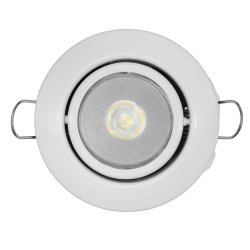 Luminária Led Spot Branco Frio de embutir Dicroled Branco 2W1151