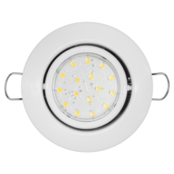 Luminária Led Spot Branco Frio de embutir Dicroled Branco 4,4W 1133
