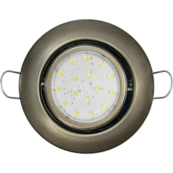Luminária Led Spot Branco Frio de embutir Dicroled Tabaco 4,4W 1139