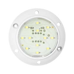 Luminária Led Spot Branco Frio de Sobrepor Dicroled Branco Externo 2W 1123