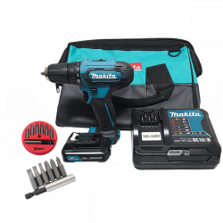 Parafusadeira/Furadeira à Bateria 12V DF333DZ com Carregador + Brindes - Makita