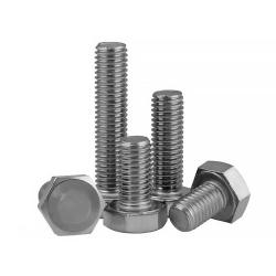 Parafuso Sextavado Unc M6x16 Rosca Inteira - 100 Peças