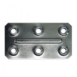 Placa Conectora Retangular 39x70mm 162AZ75 - Aldeghi