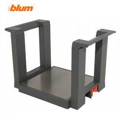 Porta Pratos Cinza Orion Escovado Ambia-Line Blum