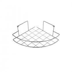 Porta Shampoo Simples de Canto CS 23x23x9cm Cromado - Chavantes