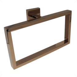 Porta Toalha Argola Eterna Inox Red Gold