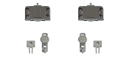Kit Roldanas Sistema Deslizante RO 654013 SL Chumbo (60 Kg) para 01 Porta - Rometal