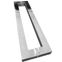Puxador Trave Duplo 3838 Inox Polido