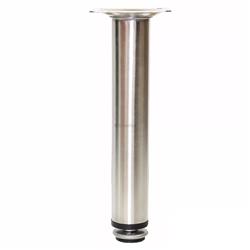 Pé Redondo para Móveis 20cm Inox Escovado Renna