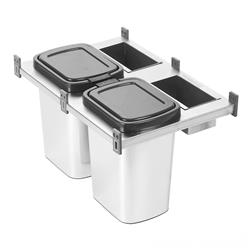 Lixeira Destine 4320 Com 2 Baldes e Porta Objetos Masutti Copat