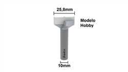 Broca para Dobradiças 25,8mm H40x10 2325801.05 Hobby - Radix