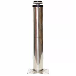 Pé Redondo para Móveis 20cm Inox Polido Renna