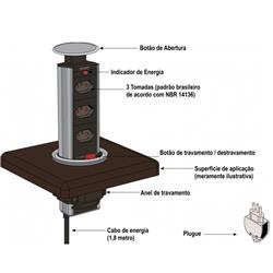 Torre Multplug P/Uso Domestico