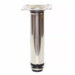 Pé Redondo para Móveis 13cm Inox Polido Renna