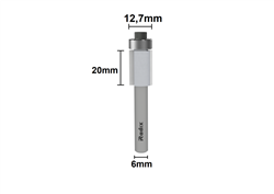 Fresa Paralela para Acabamento de Bordas com Rolamento 1/2"x20 H6 1712720.01 - Radix