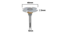 Fresa Serrinha Debrum 2mm G18-sd2-h6 Radix