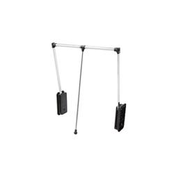 Cabideiro Basculante 660-890 Preto/Cromado