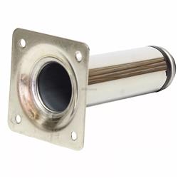 Pé Redondo para Móveis 13cm Inox Polido Renna
