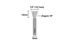 Fresa Rabo de Andorinha 1/2"x12 H6 2059079.01 - Radix