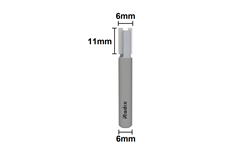 Fresa Paralela com 2 Cortes para Sulcos 6x11 H6 2058987.01 - Radix