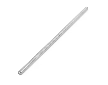 Barra Roscada Aço Carbono Unc 1 X 1 Metro Zincado Branco