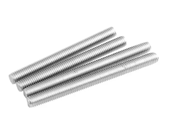 Barra Roscada Aço Carbono Unc 5/16 X 1 Metro Zincado Branco