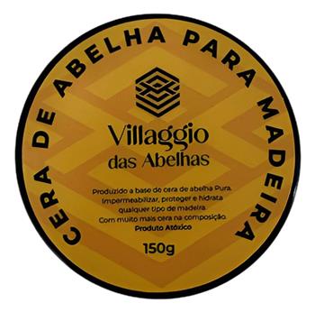 Cera De Abelha Para Madeira Brilho Proteção 150g
