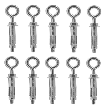 Chumbador Cba Com Olhal Pitão 1/4 X 2 Completo 12 Peças