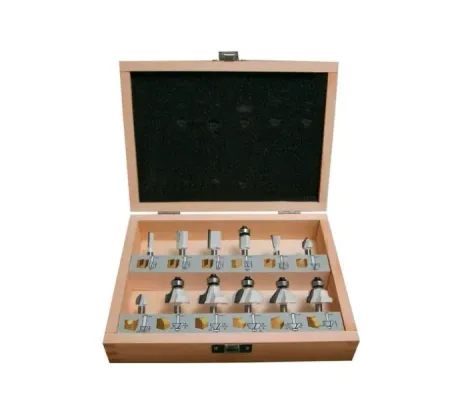 Conjunto de Fresas de Encaixe 1/4 Pol com 12 Peças D-53584 Makita