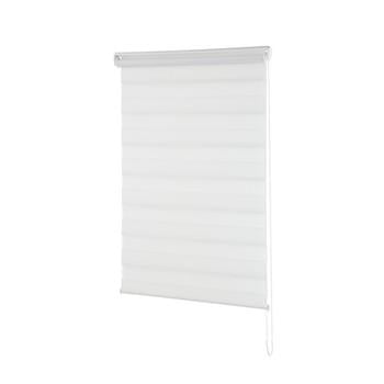 Cortina Persiana 1.40x1.60m Zebra Dupla Branca Evolux