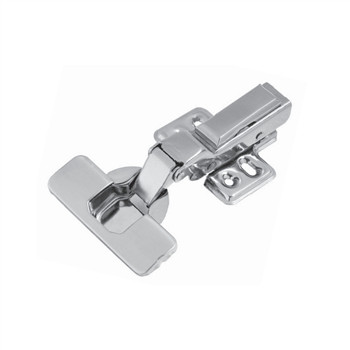Dobradiça Easy TN Click Slow Inox Curva com calço Duplo FGVTN