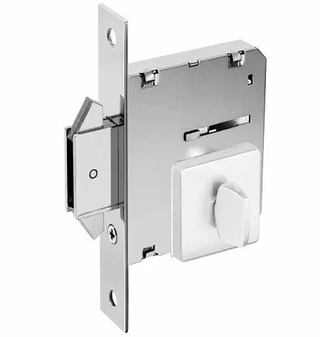 Fechadura Arouca 5006 086-IE Porta de Correr Banheiro Bico Duplo 45mm