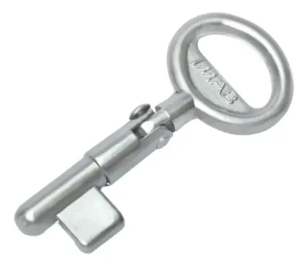 Fechadura Aux 1052 Chave Bip Latao Cromado