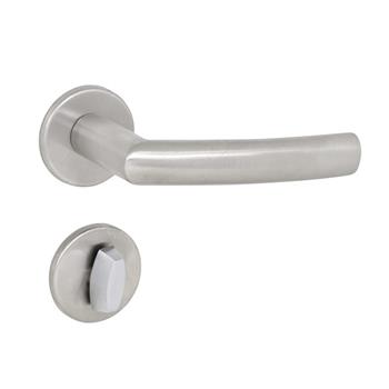 Fechadura Brava 5086593/55 WC Inox Escovado Cromo Fosco