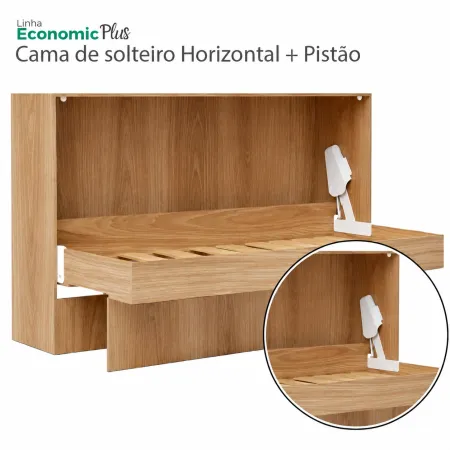Kit Ferragens Economic Plus Cama Solteiro Horizontal OrangeBed