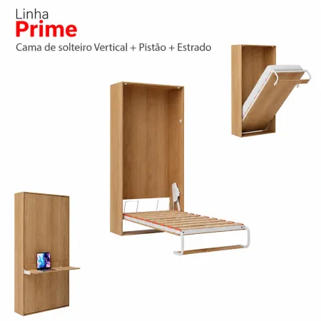 Kit Ferragens Linha Prime Cama de Solteiro Vertical OrangeBed