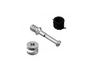 Kit Minifix Girofix Completo Com Bucha E Castanha - 10 Peças