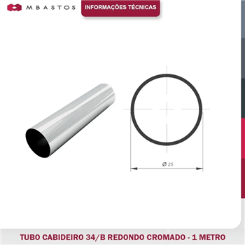 Kit Tubo Cabideiro Redondo Com Suporte Guarda Roupa 2 Metros