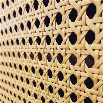 Palha Indiana Natural Sextavada P/ Móveis 80cm X&nbsp;1&nbsp;Mt&nbsp;Rattan