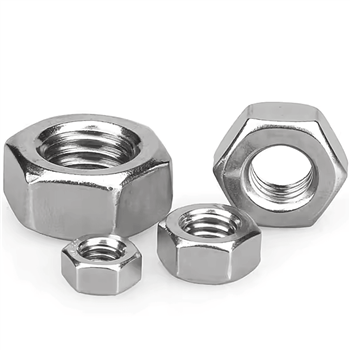 Porca Sextavada 3/8 Unc Zincado Branco 100 Peças