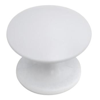 Puxador Cogumelo 25mm Branco Acetinado