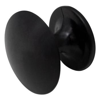 Puxador Cogumelo 25mm Preto Acetinado