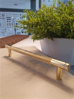 Puxador Para Móveis Il1580 128mm Dourado Italy Line