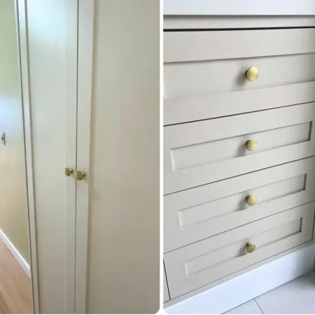 Puxador Ponto Redondo IL808 30mm Dourado Fosco